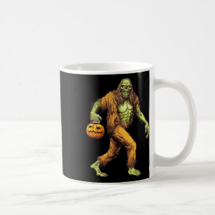 Taza De Café Scary Sasquatch Bigfoot Zombie con Halloween