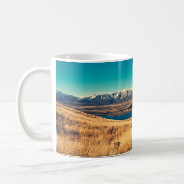 Taza De Café Scenic view in Mt. John summit view point,  Lake T (Izquierda)