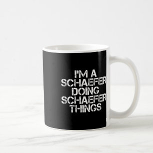 Taza De Café Schaefer Funny Surname Family Tree Birthday Reunio