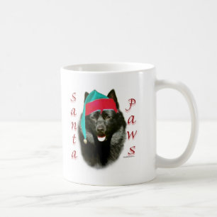 Taza De Café Schipperke Santa Paws