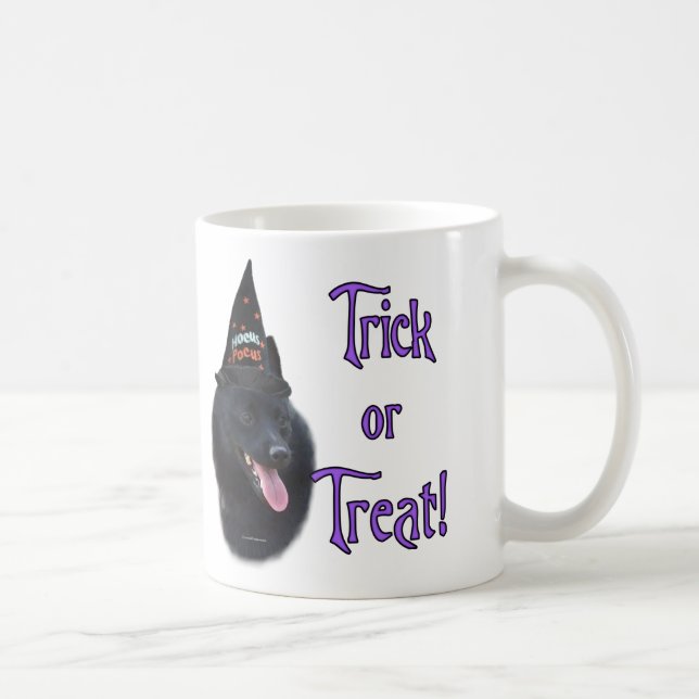 Taza De Café Schipperke Trick (Derecha)