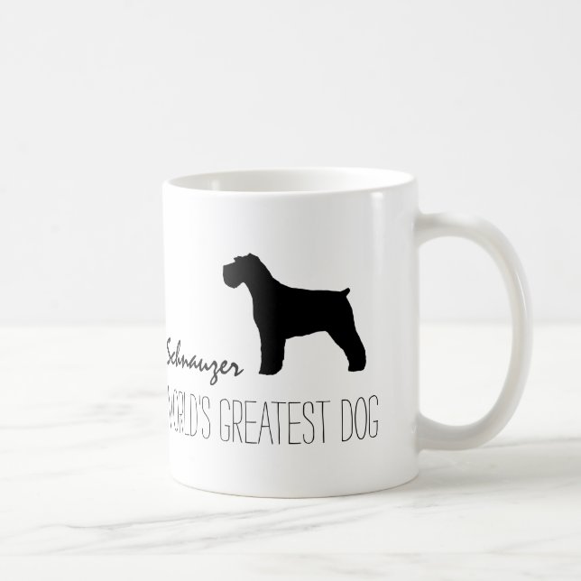 Taza De Café Schnauzer: El perro más grande del mundo | Persona (Derecha)