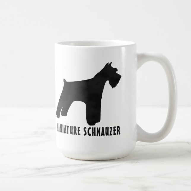 Taza De Café Schnauzer en miniatura (Derecha)