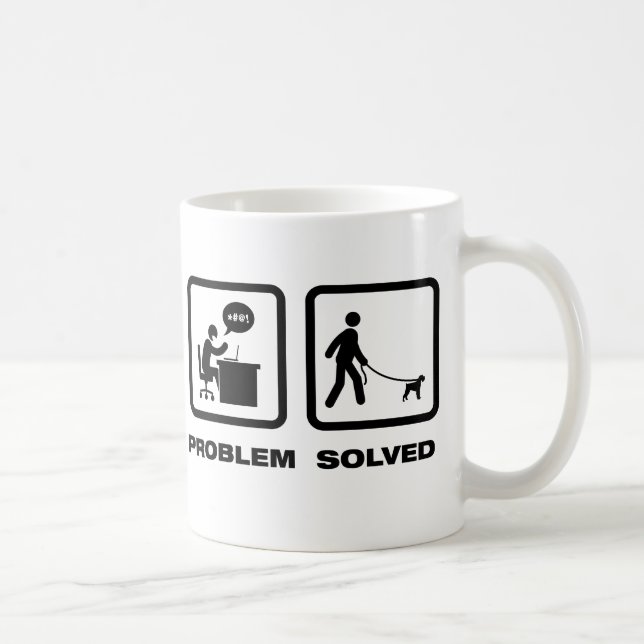 Taza De Café Schnauzer miniatura (Derecha)