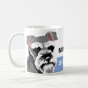 Taza De Café Schnauzer miniatura del amante del perro