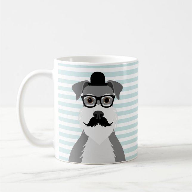 Taza De Café Schnauzer Mugs (Izquierda)