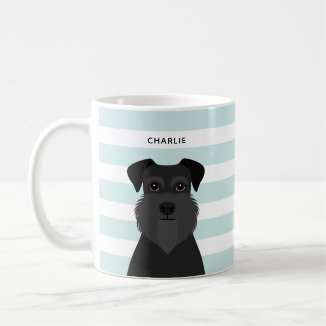 Taza De Café Schnauzer Mugs (Izquierda)