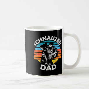 Taza De Café Schnauzer papá perro mascota divertido día del pad