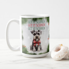 Taza De Café Schnuazer Funny Dog Pun Navidades Coffee Mug