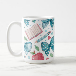 Taza De Café School Teacher/ Student Coquette Bows