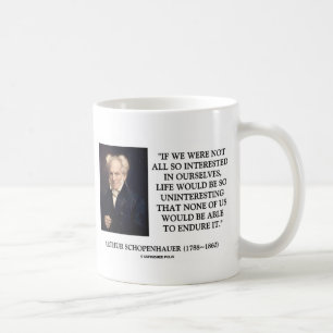 Taza De Café Schopenhauer interesó en nosotros mismos cita