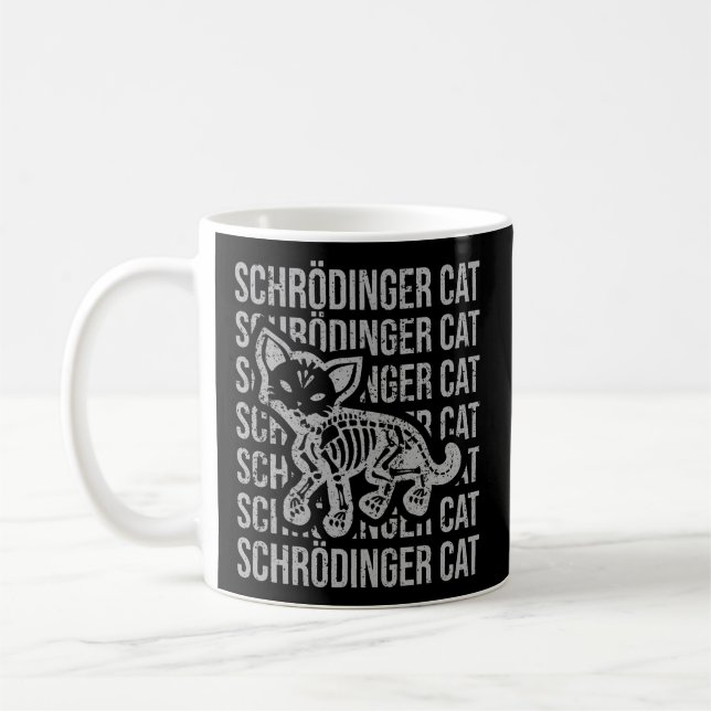 Taza De Café Schrã Dingers Katze - El Gato De Schrã Dinger. (Izquierda)
