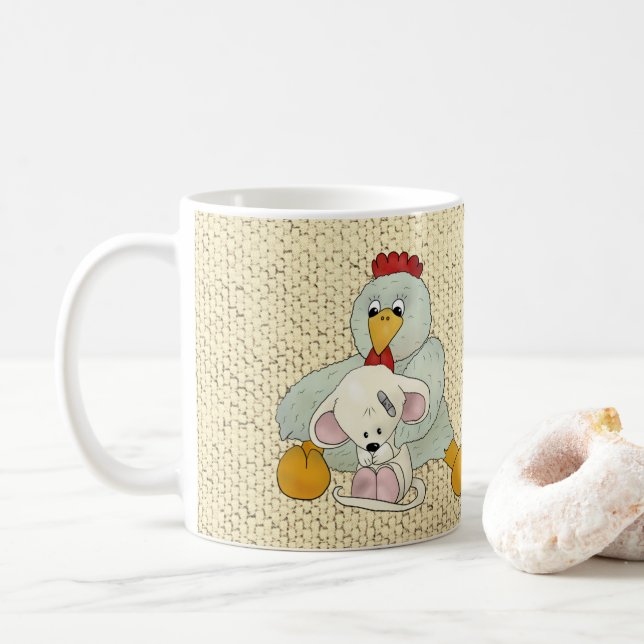 Taza De Café Schwestertasse personalisiert (Con donut)