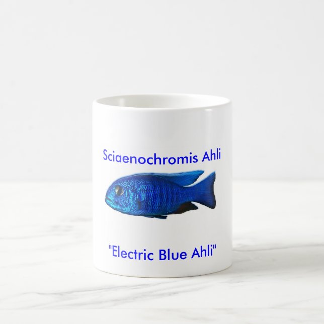 Taza De Café Sciaenochromis Ahli, (Centro)