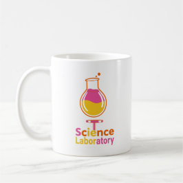 Taza De Café Science Laboratory Flask - Colorful Chemistry Expe