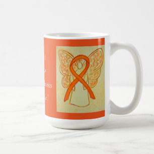 Taza De Café Sclerosis múltiple Sensibilización Cinta Angel Mug