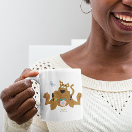 Taza De Café Scooby-Doo Admirando a la flor