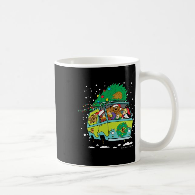 Taza De Café Scooby Doo Christmas Mystery Machine  (Derecha)