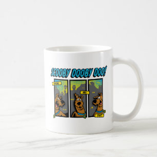 Taza De Café Scooby-Doo donde está usted los paneles cómicos
