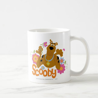 Taza De Café Scooby-Doo En Flores