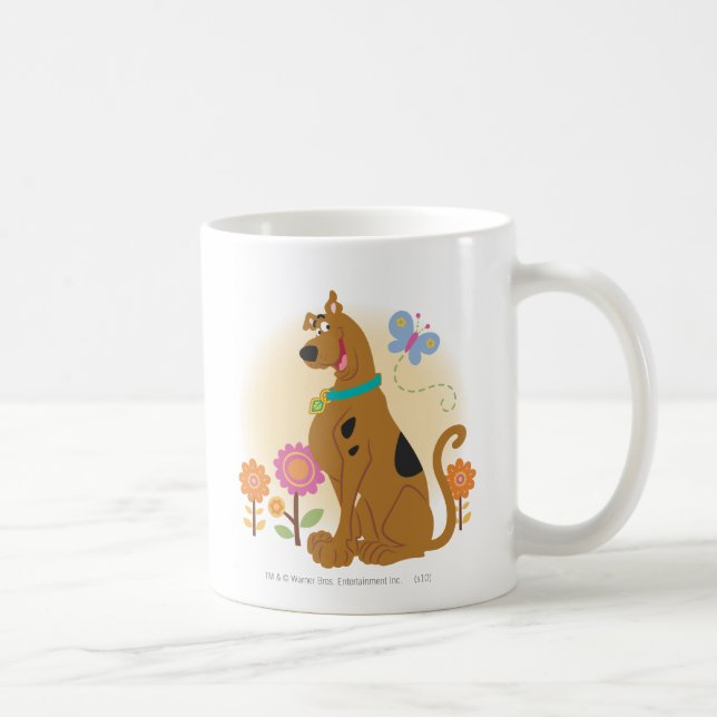 Taza De Café Scooby-Doo Siguiendo a la Mariposa (Derecha)
