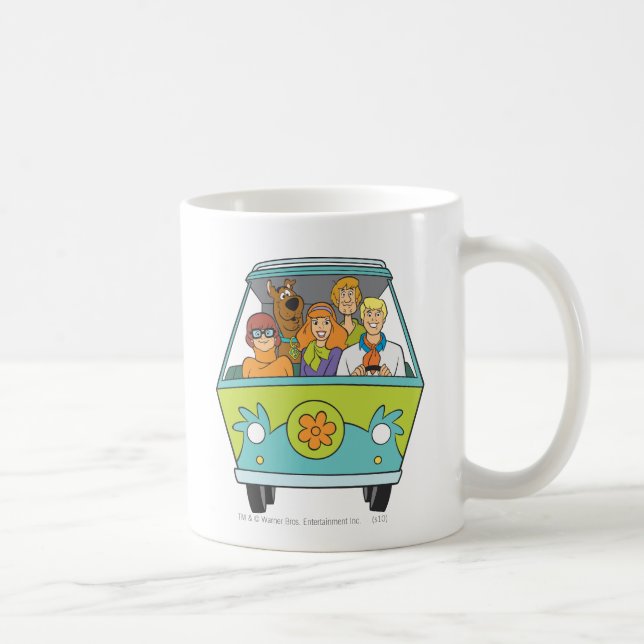 Taza De Café Scooby-Doo y la máquina de misterio de pandillas (Derecha)