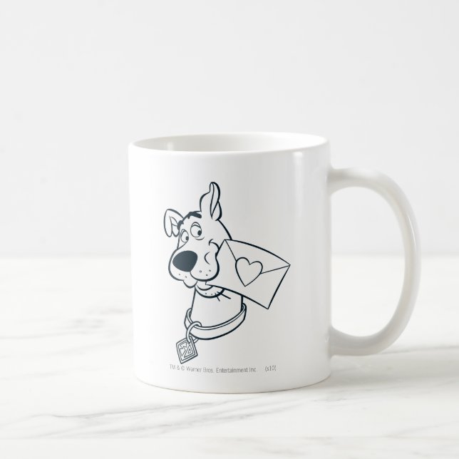 Taza De Café Scooby El día de San Valentín (Derecha)