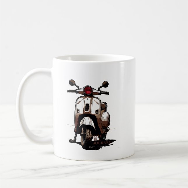 Taza De Café Scooter (Izquierda)