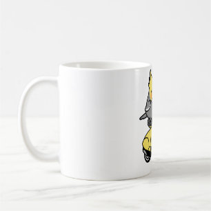 Taza De Café Scooter Chubby Cockatiel