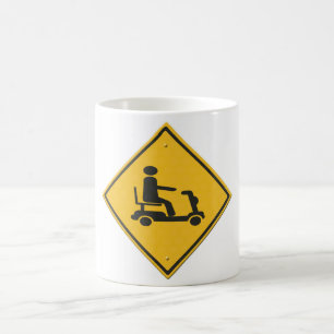 Taza De Café scooter de movilidad.
