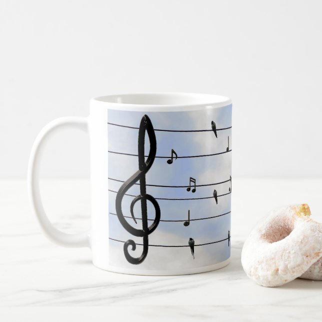 Taza De Café Score and swallows (Con donut)