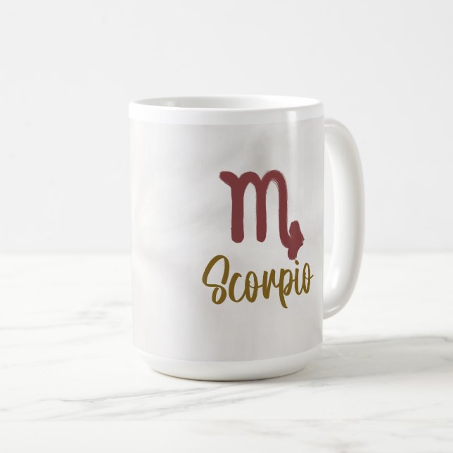 Taza De Café Scorpio Zodiac Mug (Anverso derecho)
