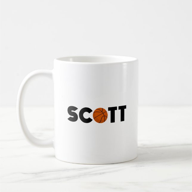 Taza De Café Scott Basketball (Izquierda)