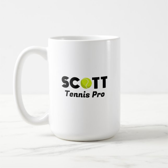 Taza De Café Scott Tennis Pro (Izquierda)