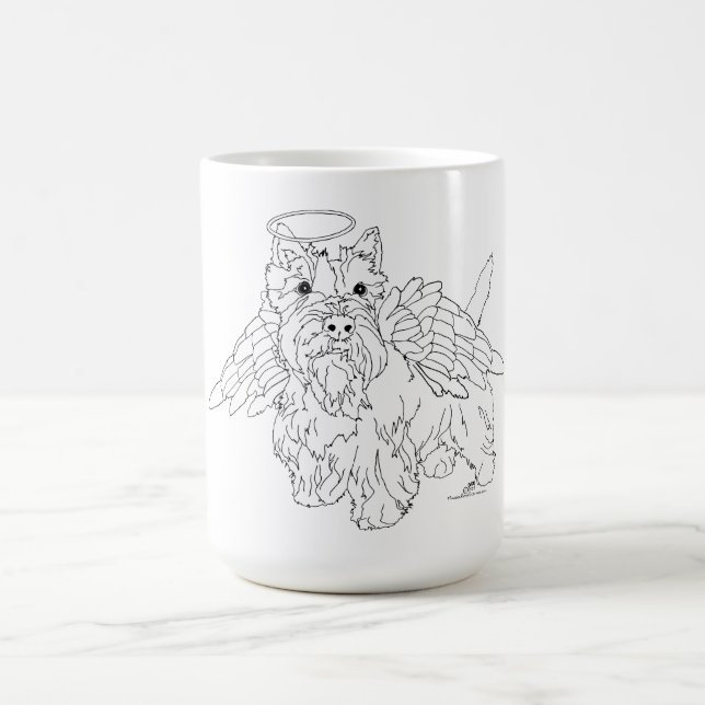 Taza De Café Scottie Dog Angel (Centro)
