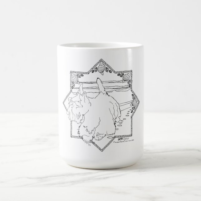 Taza De Café Scottie Dog Beach (Centro)