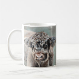 Taza De Café Scottish Highland Cow on Green