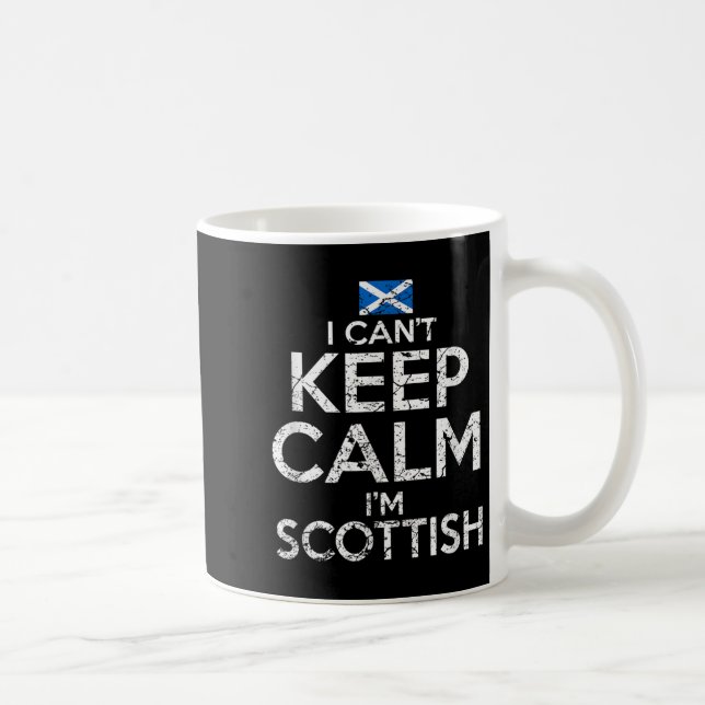 Taza De Café Scottish Roots Scotland Scots Can't Keep Calm Funn (Derecha)