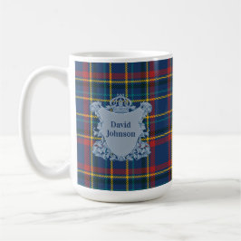 Taza De Café Scottish Tartan Plaid Clan Vintage Pattern