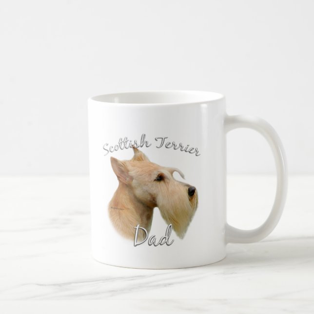 Taza De Café Scottish Terrier (trigo) Dad 2 (Derecha)