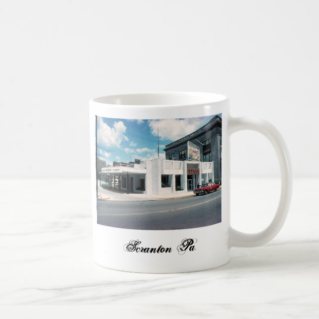 Taza De Café Scranton Pa. Mugre (Derecha)