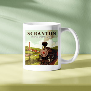 Taza De Café Scranton Pennsylvania Antiguo
