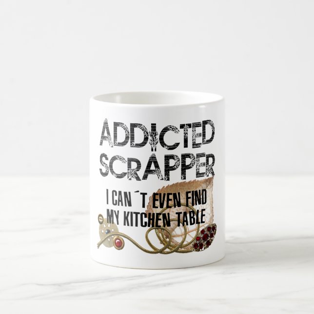 Taza De Café Scrapper adicto (Centro)
