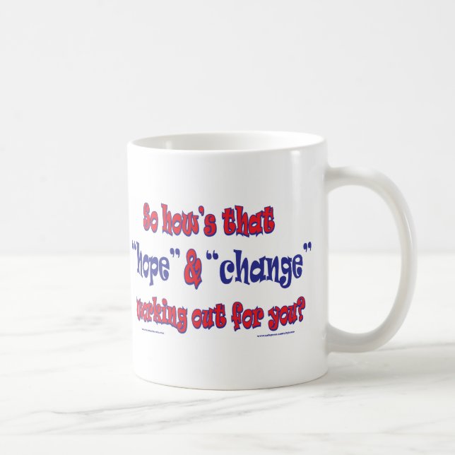 Taza De Café Script de NUEVA ESPERANZA Y CAMBIO (Derecha)