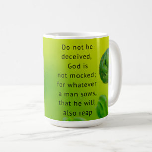 Taza De Café Scripting Mug Galatians 6:7