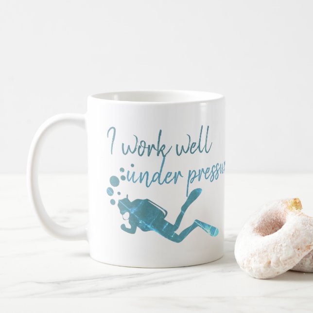 Taza De Café Scuba Diving Mug (Con donut)