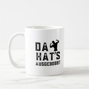 Taza De Café Se acabó la comedia divertido culturismo