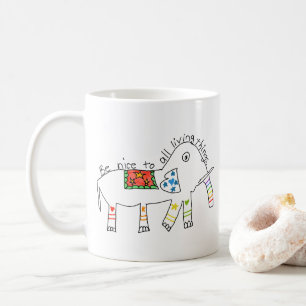 Taza De Café "Sé amable con todas las cosas vivas"