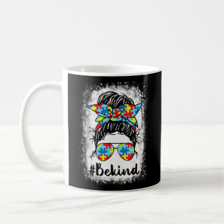 Taza De Café Sé amable de la conciencia sobre el autismo Desord