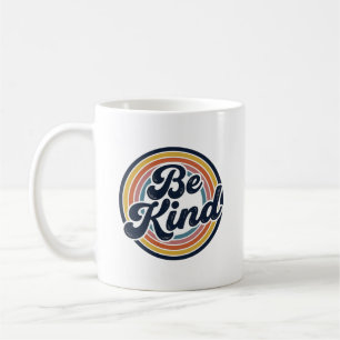 Taza De Café Sé Amable Diseño Retro de Camiseta Vintage de Arco